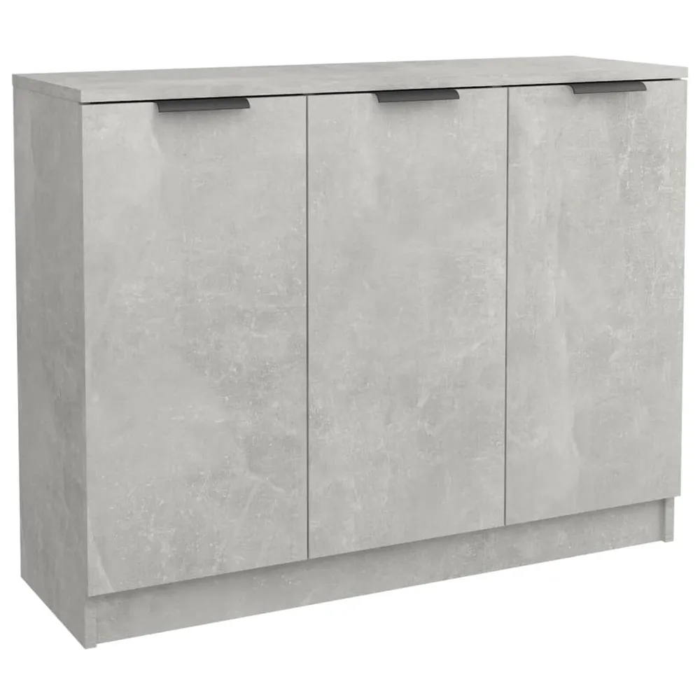 Buffet bahut commode armoire meuble de rangement organisateur cuisine salle de séjour salon 90,5 x 30 x 70 cm bois d'ingén...