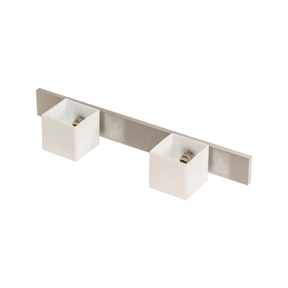 Applique 2 lampes Cube à cylindre antiéblouissant avec bras réglable