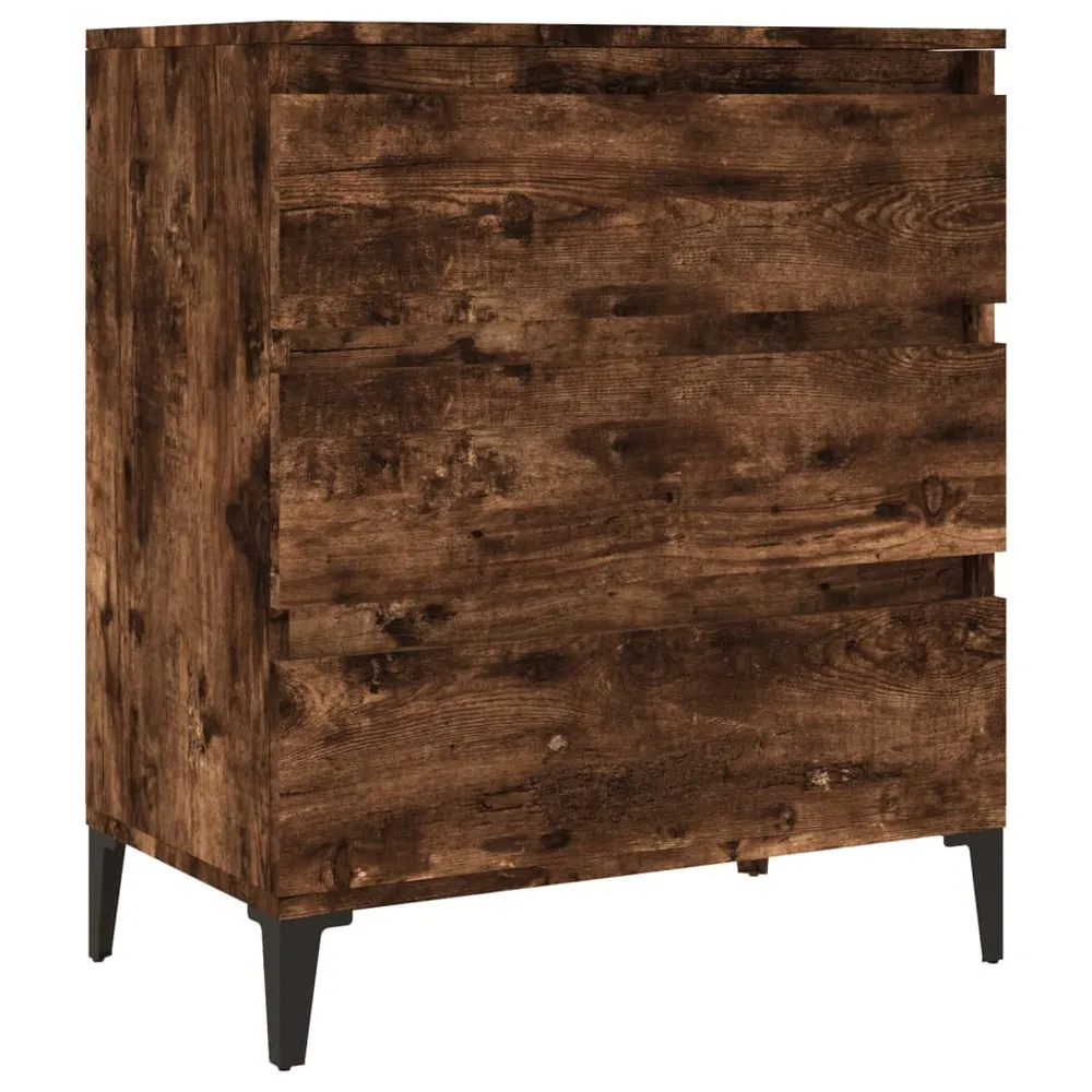 Buffet bahut commode armoire meuble de rangement organisateur cuisine salle de séjour salon 60 x 35 x 70 cm bois d'ingénie...