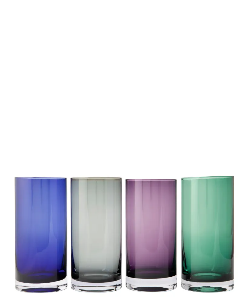 Omada Hi Ball 4 Piece Tumbler Set - Violet