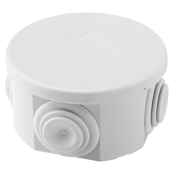 Boîtier encastrable placo Boîte de dérivation étanche à clipser - diam. 65 mm - GEWISS