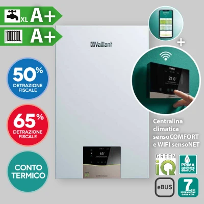 Caldaia Condensazione "Ecotec Spécial Vmw" Con Cetralina Sensocomfort 35 Kw - Mtn