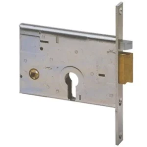 Serrure électrique à mortaise pour entrée à bande profilée 58 mm avant 20 mm CISA ART. 14011 en Acier au Chrome-Vanadium