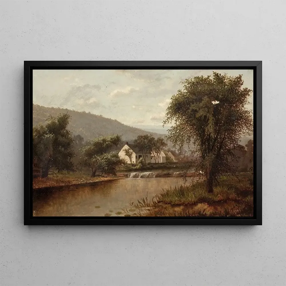 Tableau Paysage de colline - Ralph Albert Blakelock | Reproduction pour Robinet de Cuisine