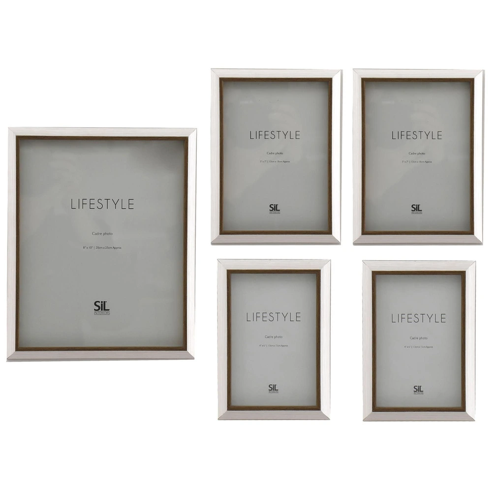 Support d'étagère Set cadres photos frames (lot de 5)