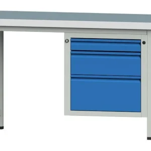Établis ANKE Établi combiné exemple 710 E 1500 x 700 x 850 mm RAL 7035/5012 UBP 50 mm 510.529 obtenir à bas prix