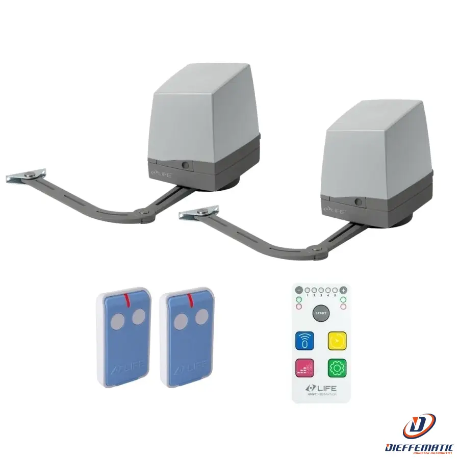 Kit Per Cancello Battente Life Setup Armor Uni Dl Facile 1Ke0130000 Automazione
