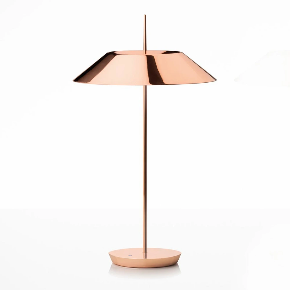 Vibia Mayfair lampe à poser LED, cuivré brillant avec fixation réglable