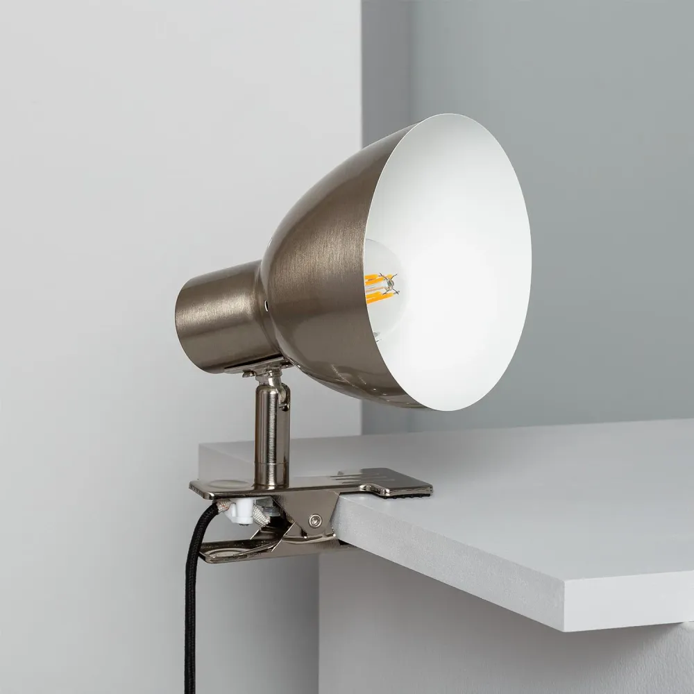 Suspension à abat-jour Lampe de Bureau Yarbo Flex Métal avec Éclairage LED et Pince
