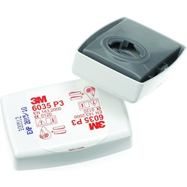 Filtres antipoussière P3 R pour masques et demi-masque 3M™ de série 6000 P3 R - boîte de 10 - 3M
