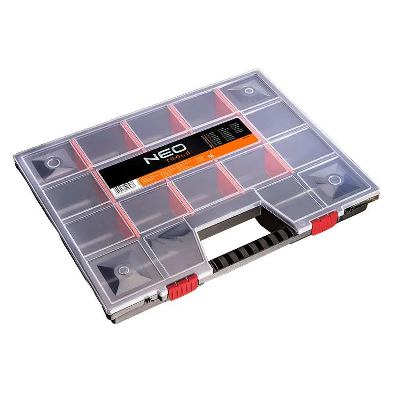 Organiseur NEO TOOLS 84-118 390 x 290 x 65 mm Compatible avec Rail Perforé