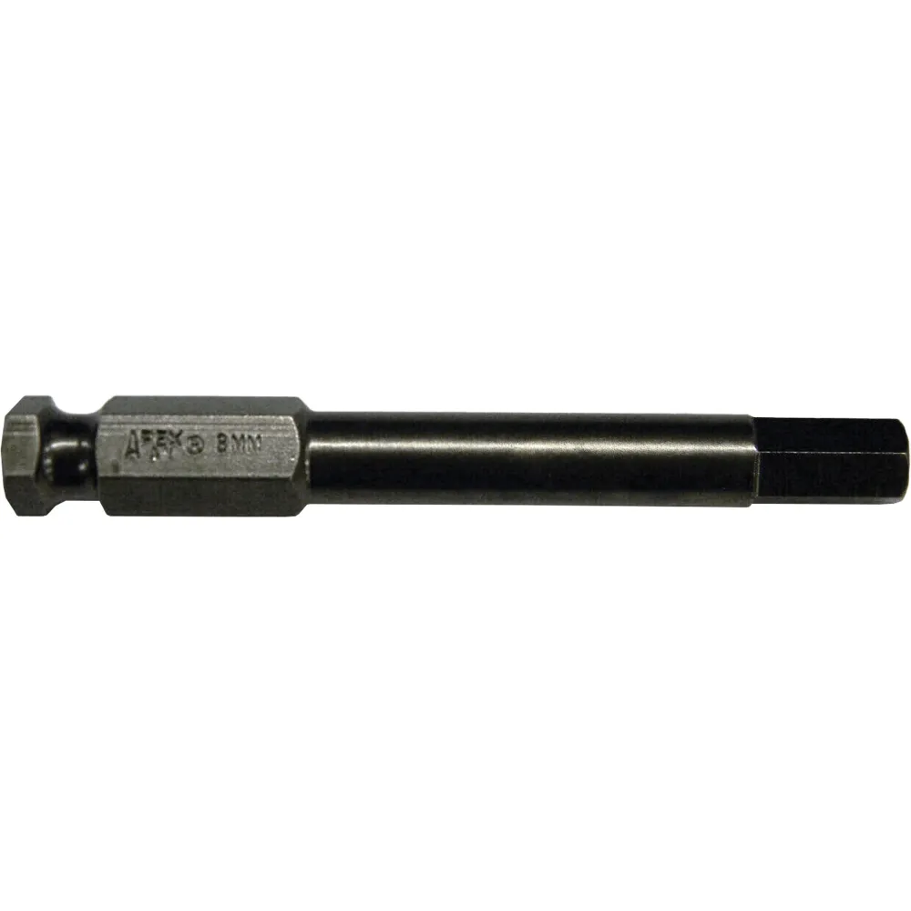 Embout à douille hexagonal Power Drive, pointe de 8 mm, entraînement 7/16", longueur 3-1/2" Apex