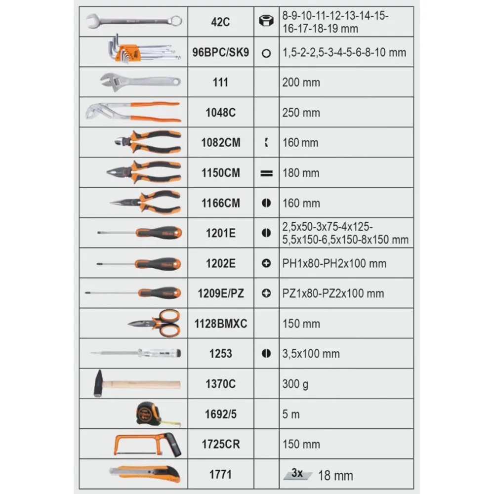 Chariot à outils Beta 2056T E