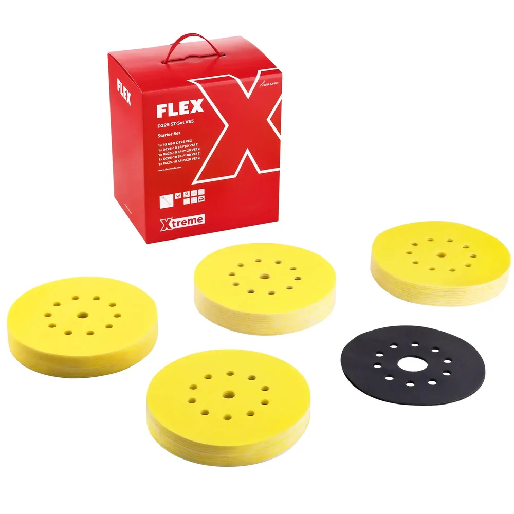 Disques abrasifs Flex D225 ST-Set VE5