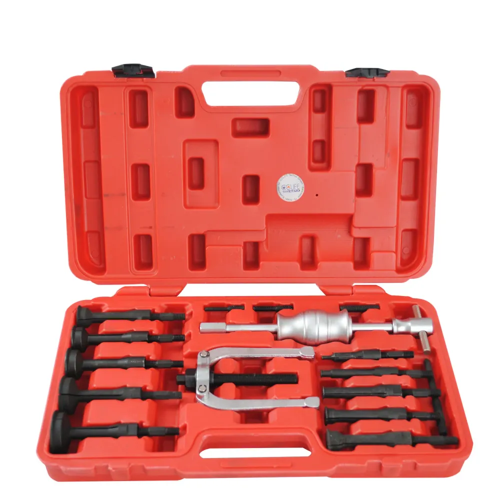Ensemble d'extracteurs de roulements intérieurs aveugles avec marteau coulissant 8-58 mm 16 pièces