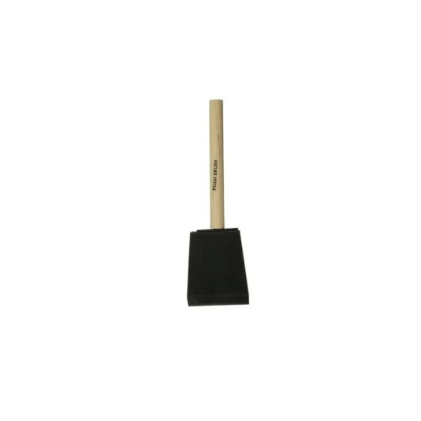 Ensemble de 3 pinceaux mousse 1 po -2 po - 3 po Utility avec manche en bois