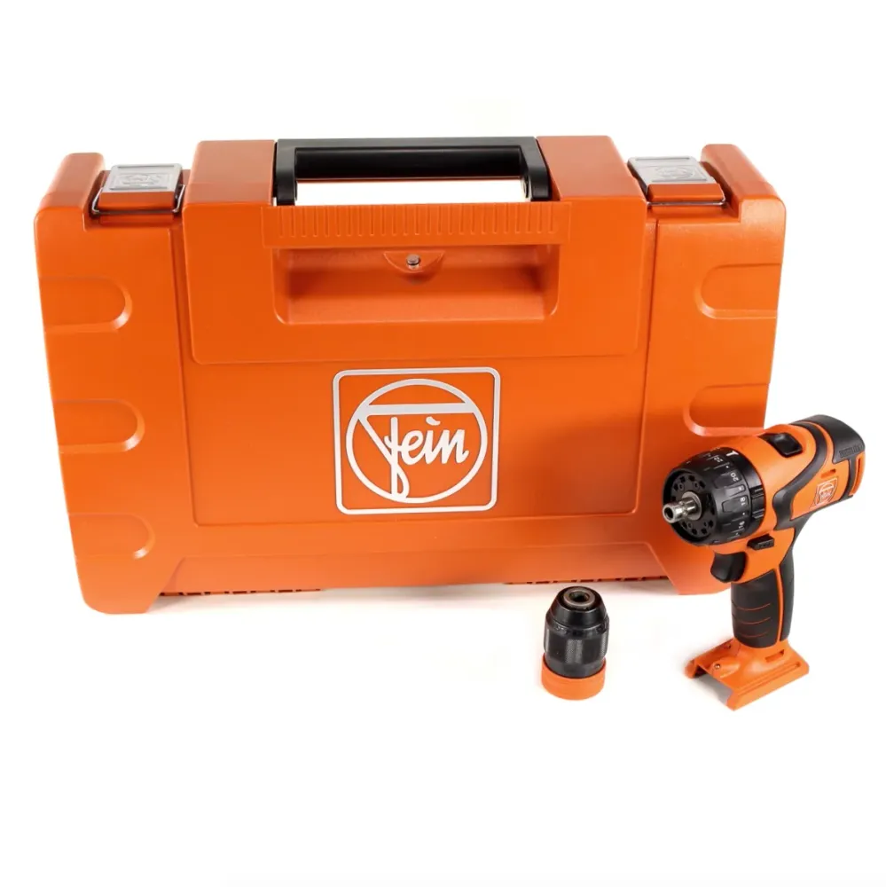 FEIN ABS 18 Q Select Brushless Li-Ion Perceuse-visseuse sans fil avec Mandrin QuickIN + Boîtier de transport sans Batterie...