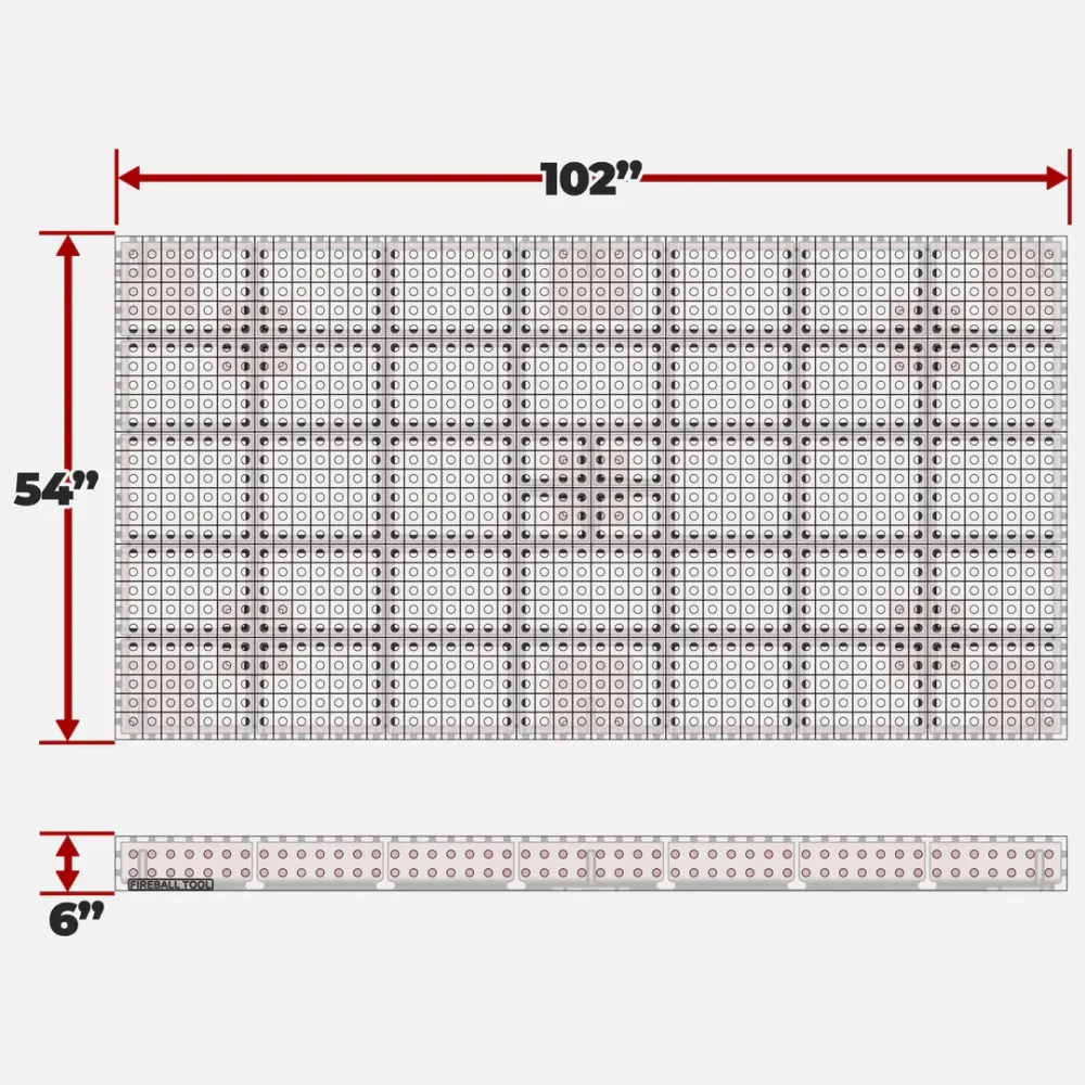 Fireball Tool Standard Duty Welding Table 8.5' x 4.5'