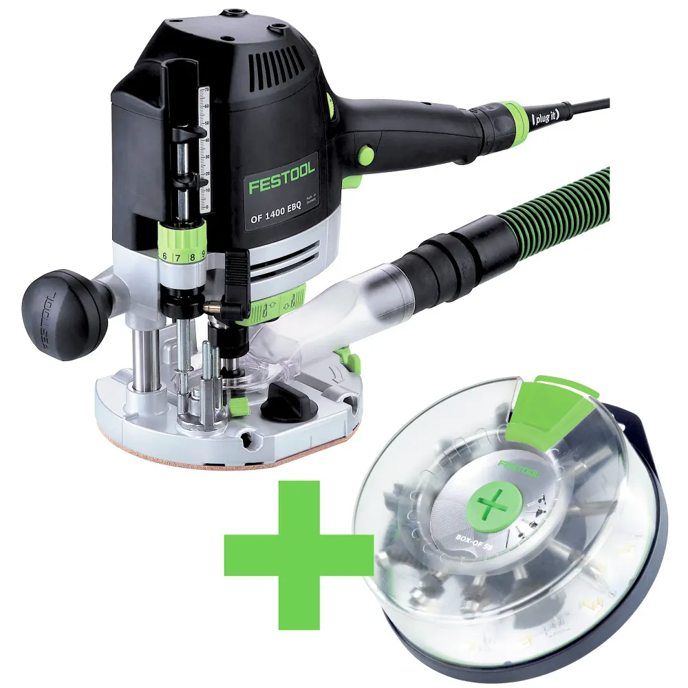 fraiseuse Festool DE 1400 EBQ-Plus + Boîte--S