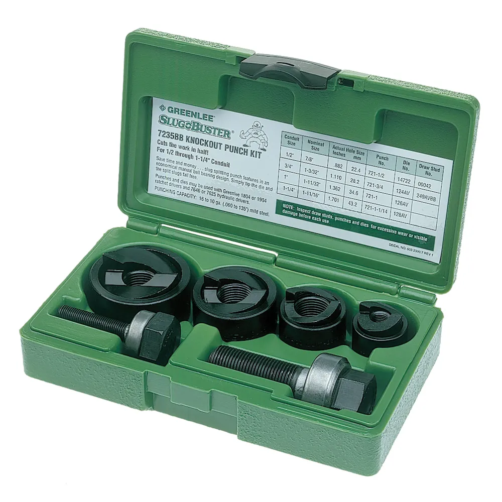 Coffret Slug-Buster® Knockout Greenlee