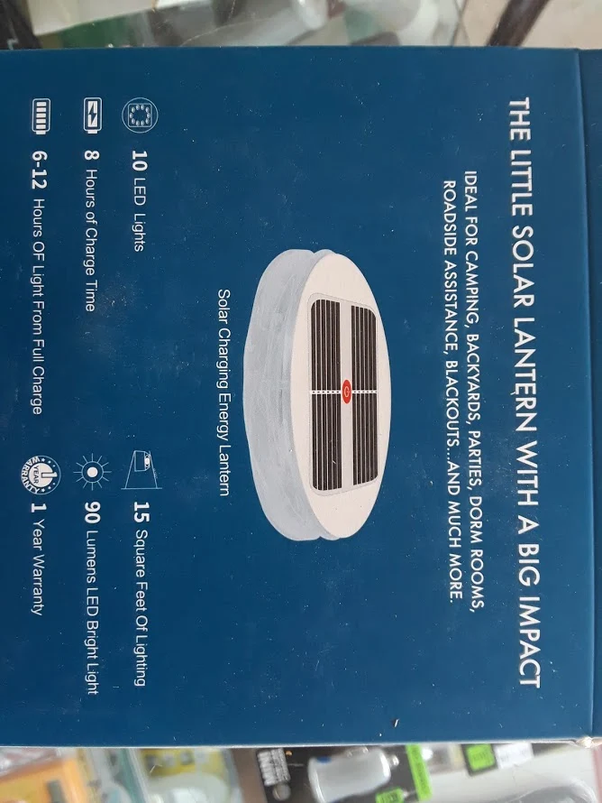 Lampara solar inflable IB STORE