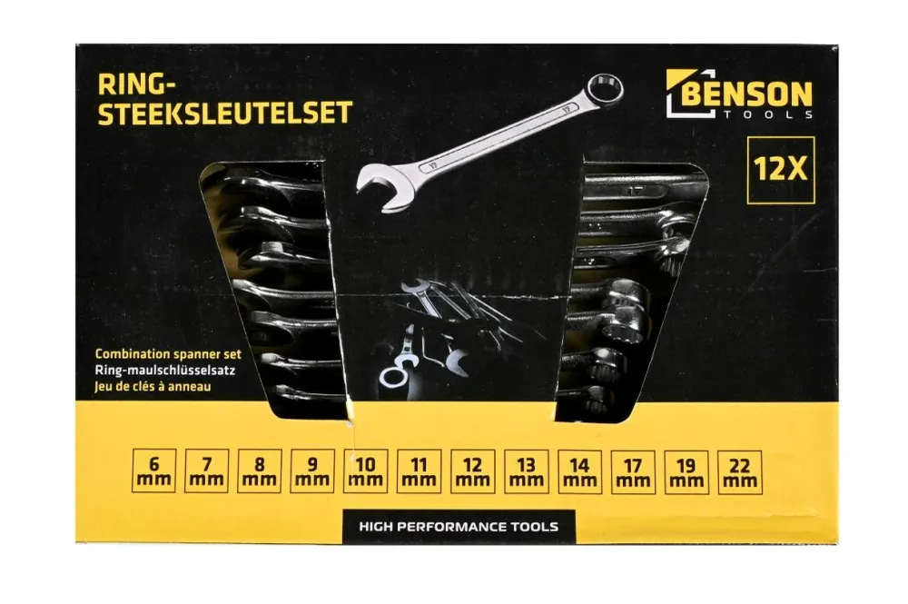 Jeu de clés plats mixtes 12 pcs PH