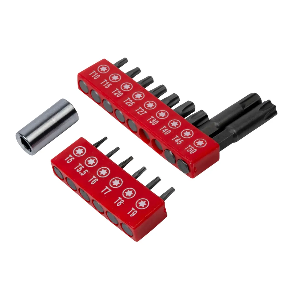 Jeu d'embouts torx 16 pcs Cr-V