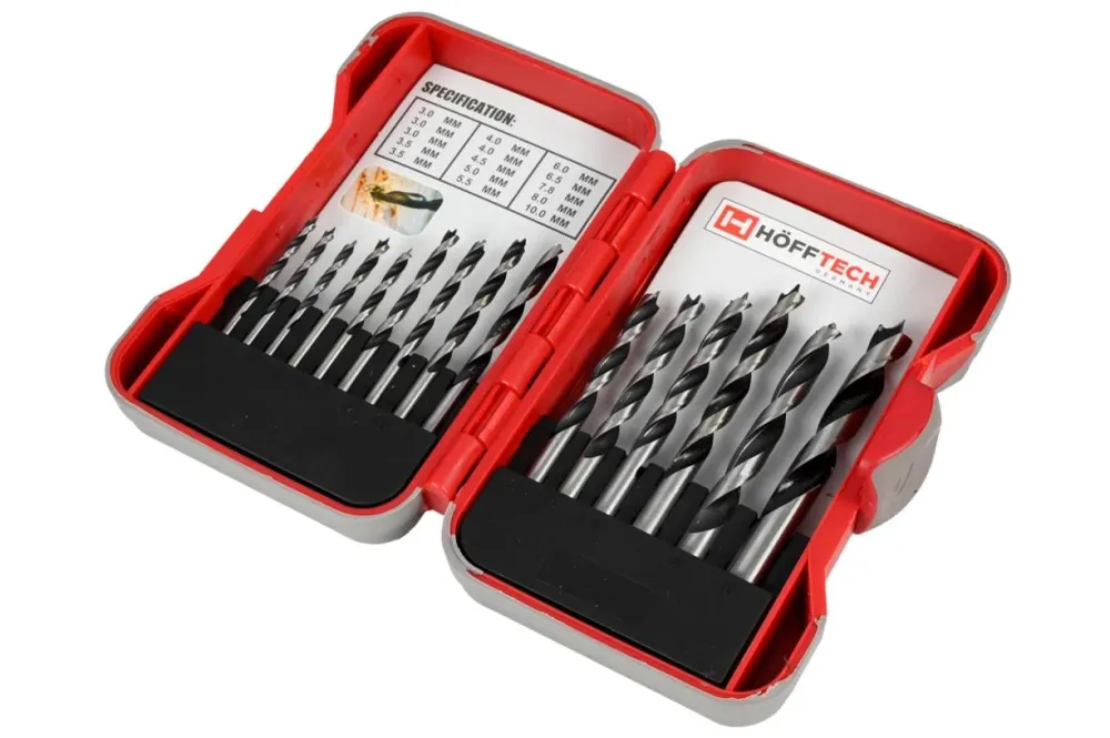 Jeu de forets 15 pcs bois hardcase