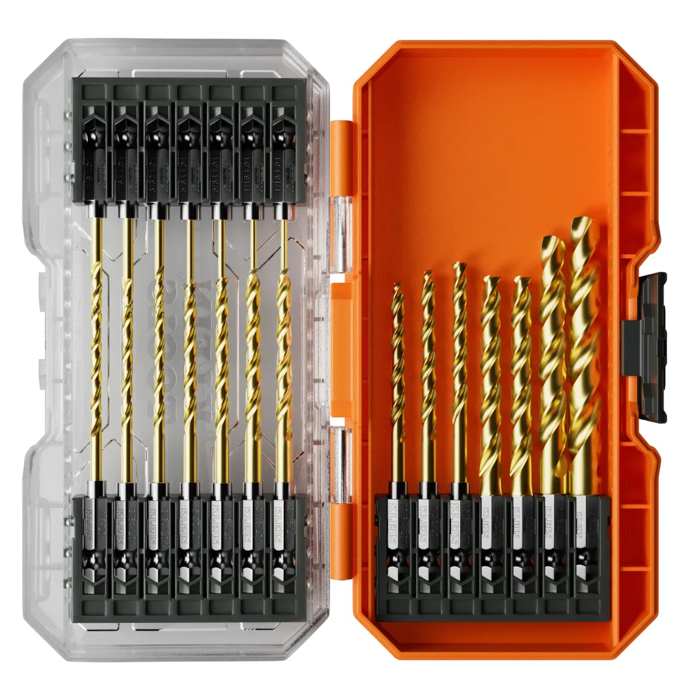Jeu de 21 forets au titane Klein Tools 53621