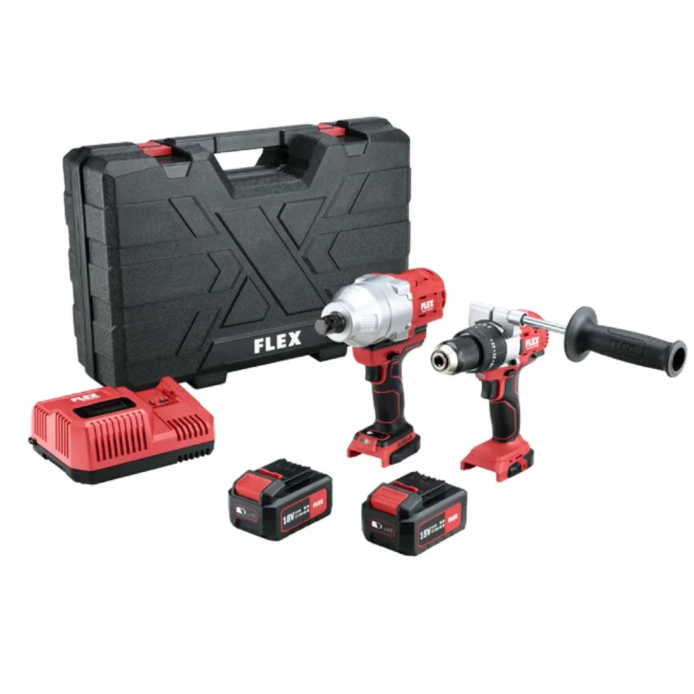 Kit combiné Flex PD 2G FS55 + IW 3/4" 18V 5Ah