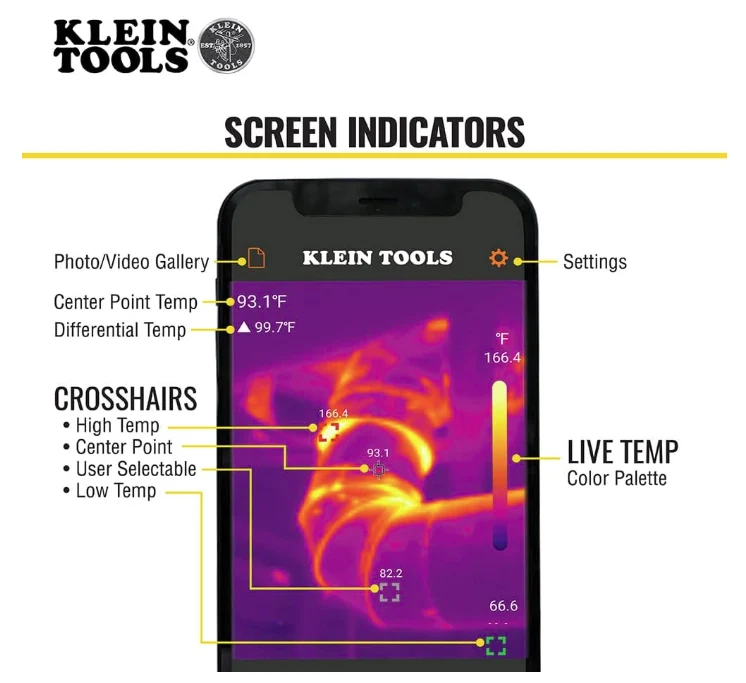 THERMAL IMAGER (IOS DEVICE) Klein tools