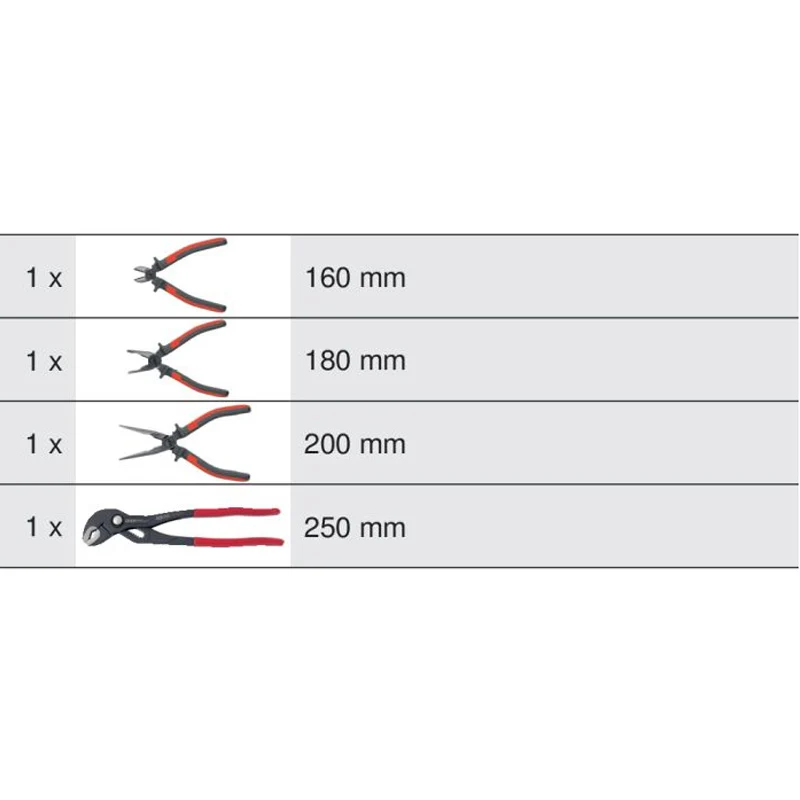 Module de pinces, 4 pièces - KS TOOLS - 713.4014