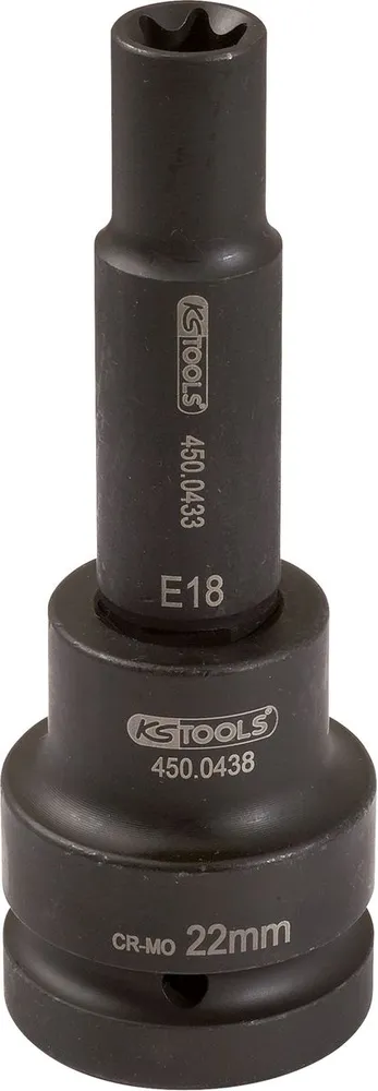 KS TOOLS 3/4' Douilles à chocs Torx E, longues, E18 ( 450.0451 )