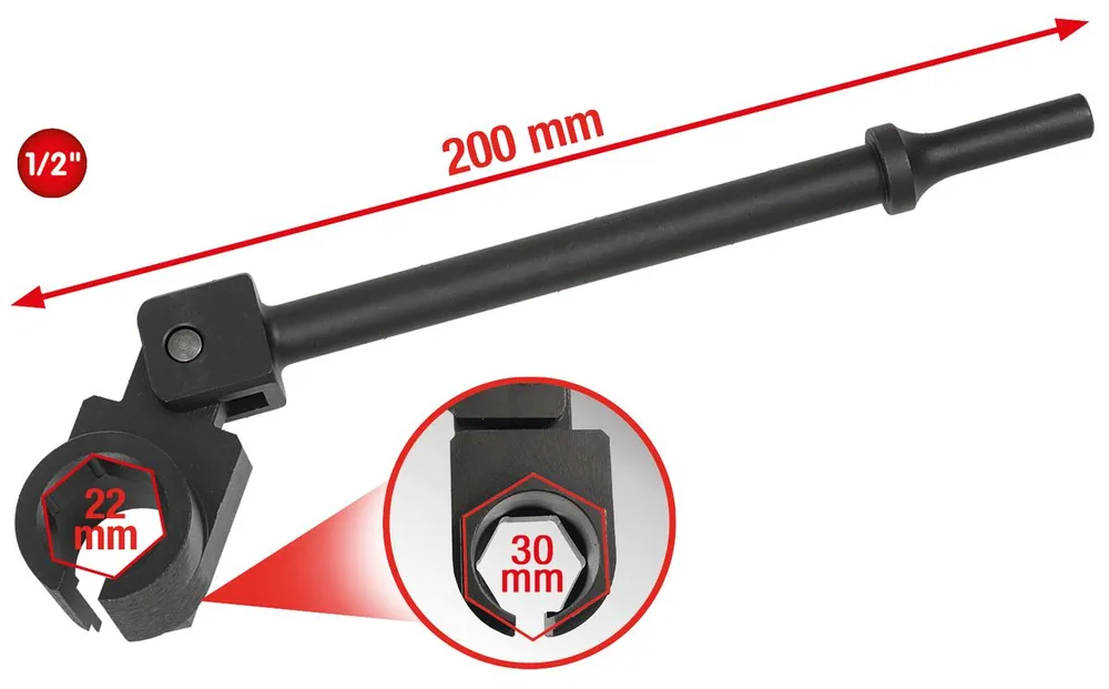KS TOOLS Outil à chocs pour sonde lambda, 22,0 mm ( 150.2113 )