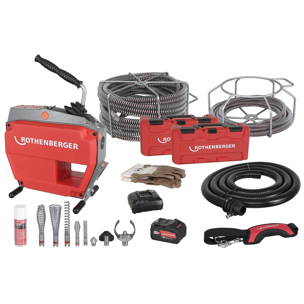Machine de débouchage Rothenberger R600 VarioClean 18V
