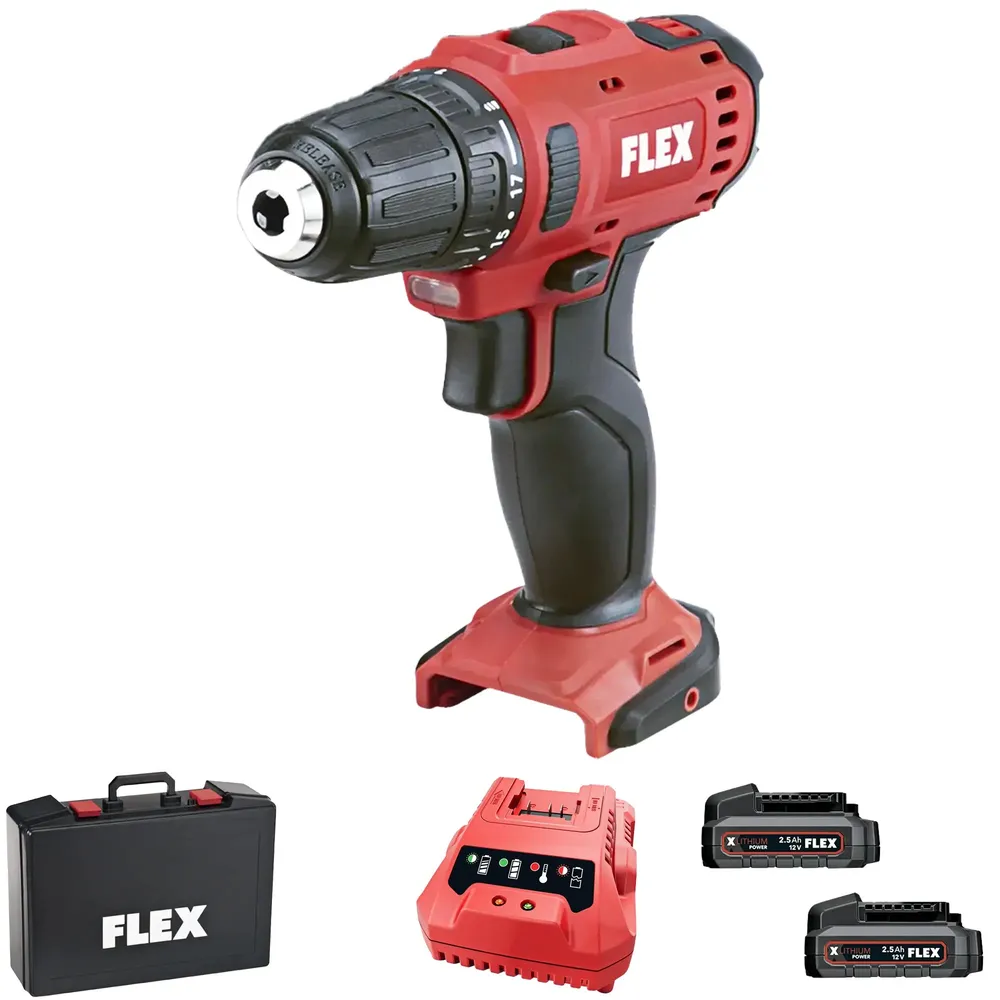 Perceuse-visseuse Flex DD 2G LDBC 12V 2,5Ah