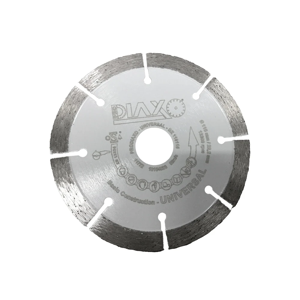 DISQUE DIAMANTE UNIVERSAL - 115 X 22,2 MM - BASIC CONSTRUCTION PRODIAXO