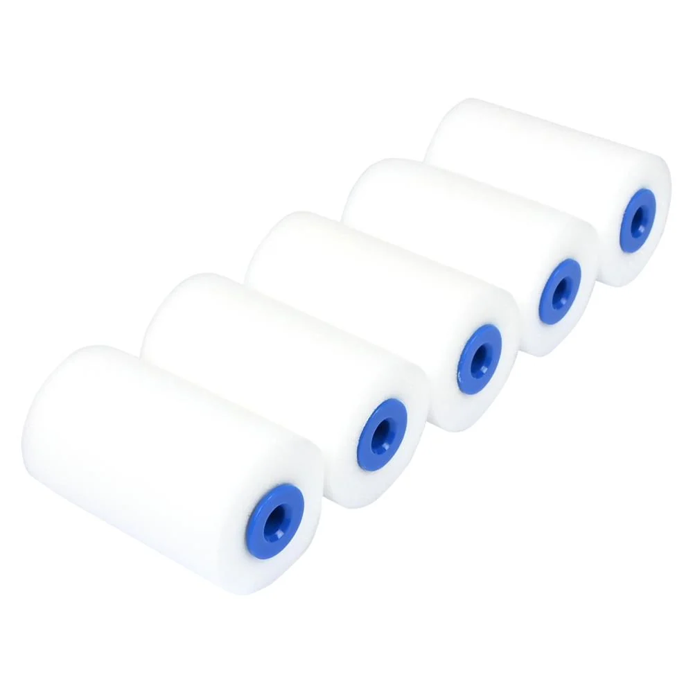 Rouleau à laque foam 5cm 5 pcs