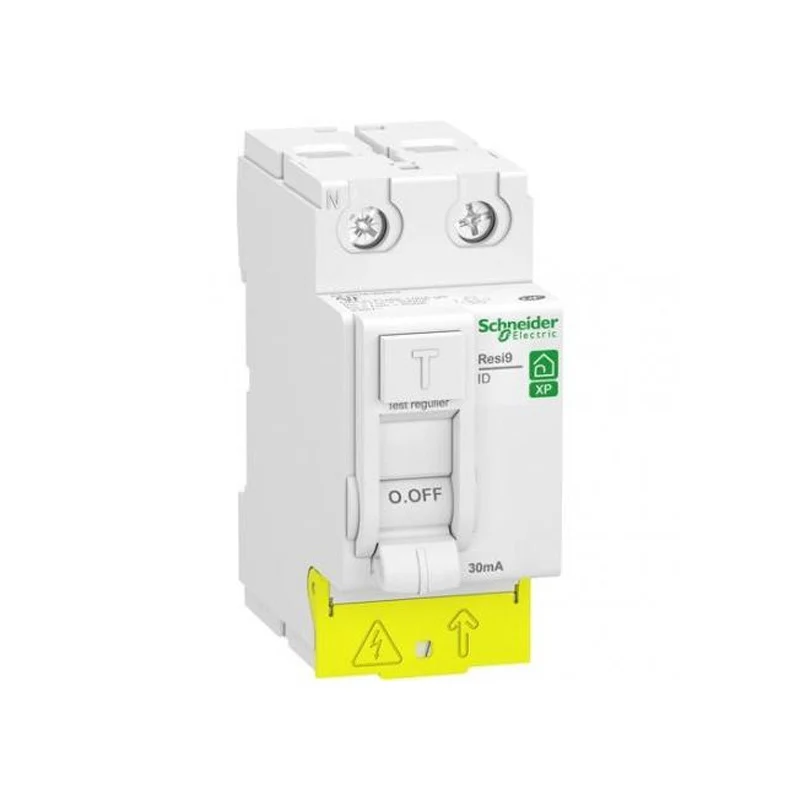 Interrupteur différentiel 63A type AC 30mA 1P+N peignable Resi9 XP SCHNEIDER R9PRC263