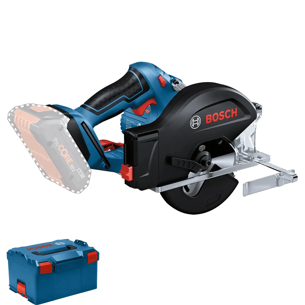 Scie circulaire professionnelle sans fil Bosch GKM 18V-50 PRO 18 V pour le métal, lame 136 mm, avec coffret L-BOXX 238