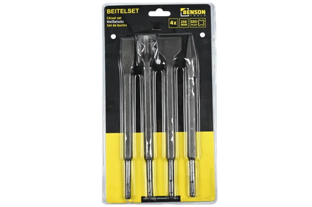 Set de burins 4 pcs SDS+