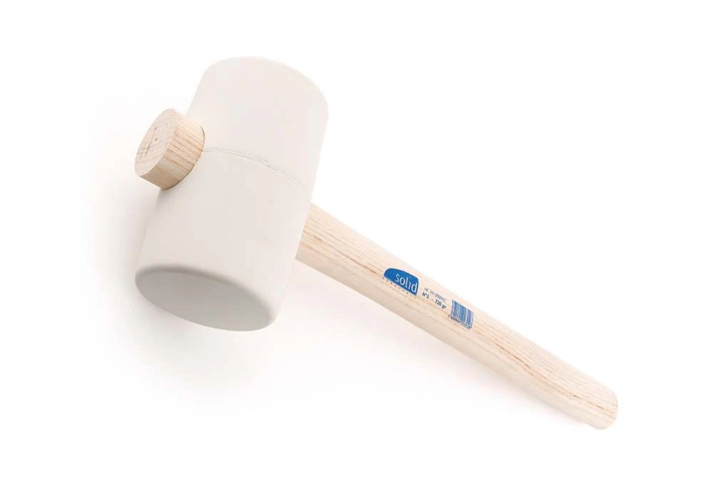 MAILLET N°3 EN CAOUTCHOUC BLANC 720 GR SOLID