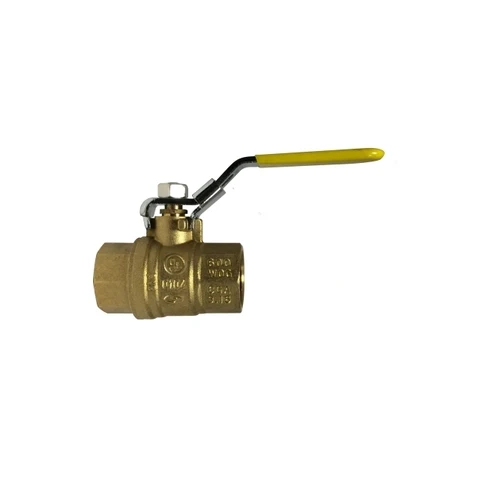 3/4"Nominal Lock Handle Laiton Ball Valve 940174L