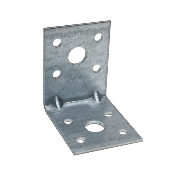 Équerre combinée Équerre assemblage de menuiserie bois et charpente EA Renforcée - Dimensions (L1 x L2) : 70 x 50 mm - Lar...