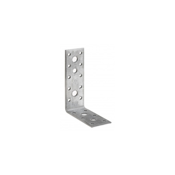 Équerre combinée Équerre de menuiserie bois et charpente AG Renforcée - Dimensions (L1 x L2) : 119 x 91 mm - Largeur : 40...