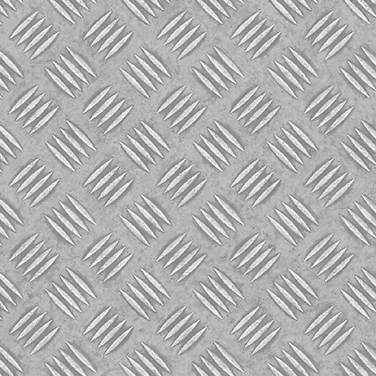 Sol Vinyle First - Imitation tôle métallique Grain de Riz - Rouleau de 3m x 16m