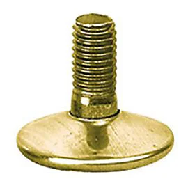 4 vérins coloris or Diall ø30 mm+ vis M10 pour assemblage de meubles