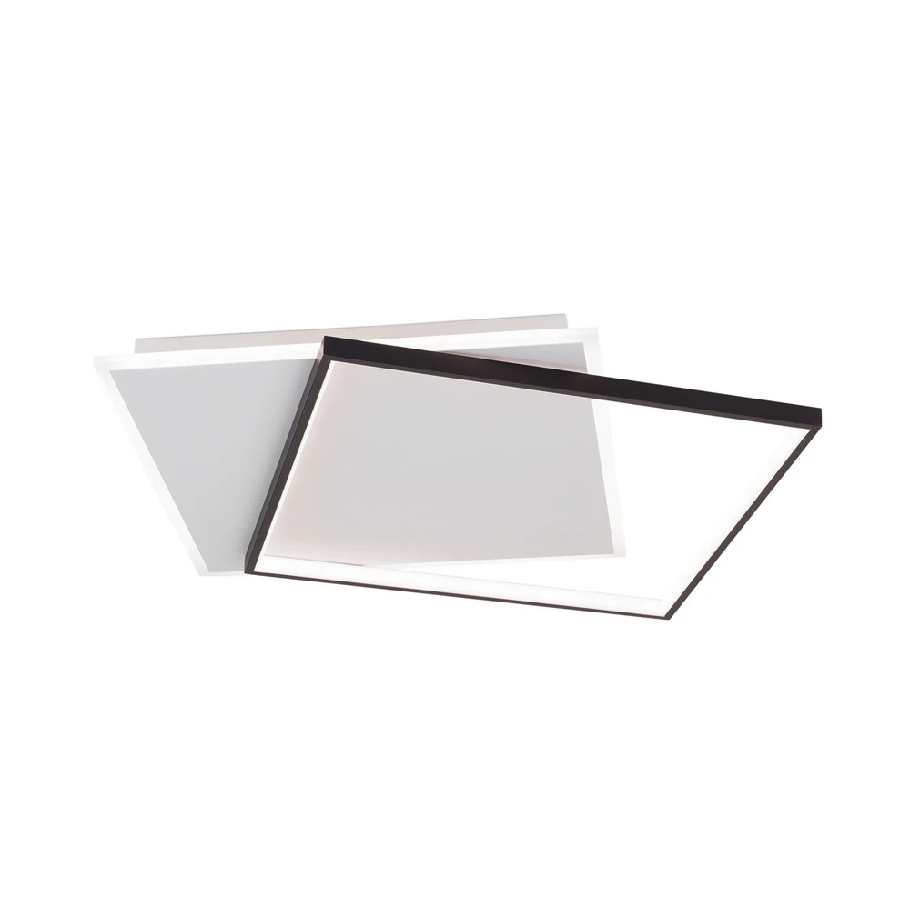 Éclairage Décoratif LED Plafonnier LED Emanuel, blanc/noir