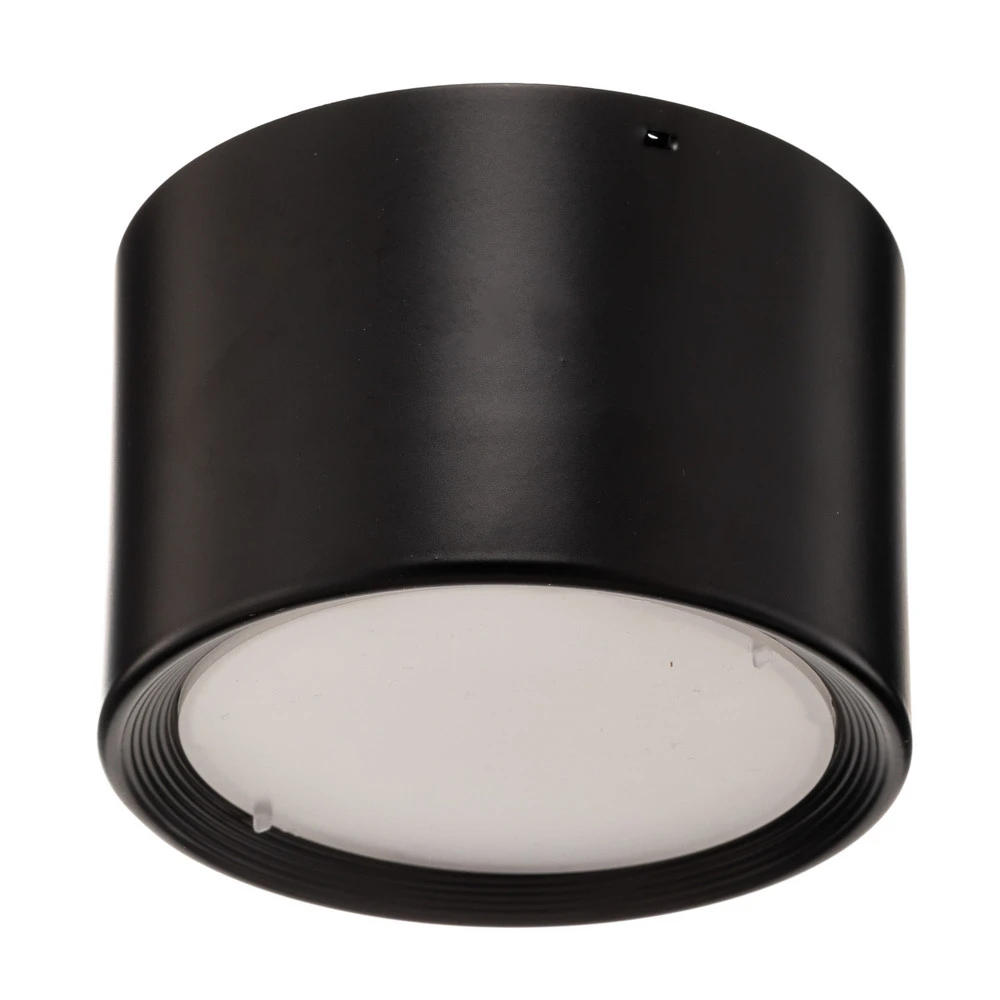 LED downlight Ita en noir avec diffuseur, Ø 10 cm en multicolore