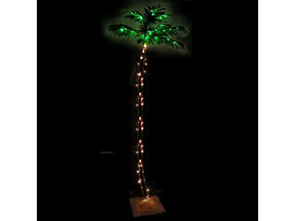 Palmier à LED 252 LED Blanc ardent 400 cm